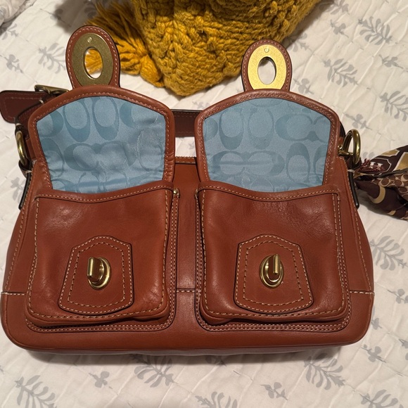 Coach Legacy 65th Anniversary Leather Double Turnlock Shoulder Bag - Picture 6 of 12